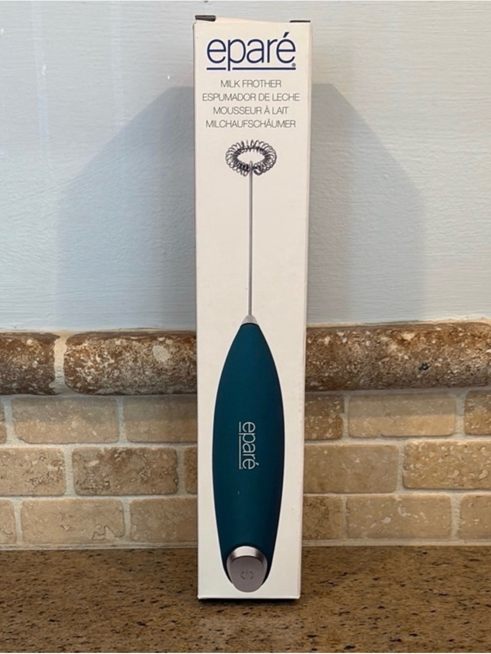 Teal Milk Frother - Handheld Electric Frother
